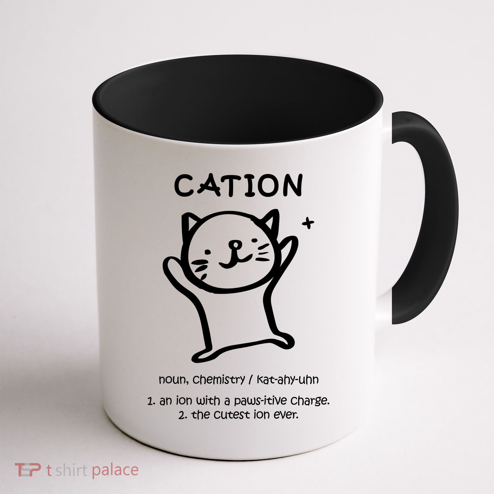 Cation Definition Ion Paws-itive Charge Coffee Mug