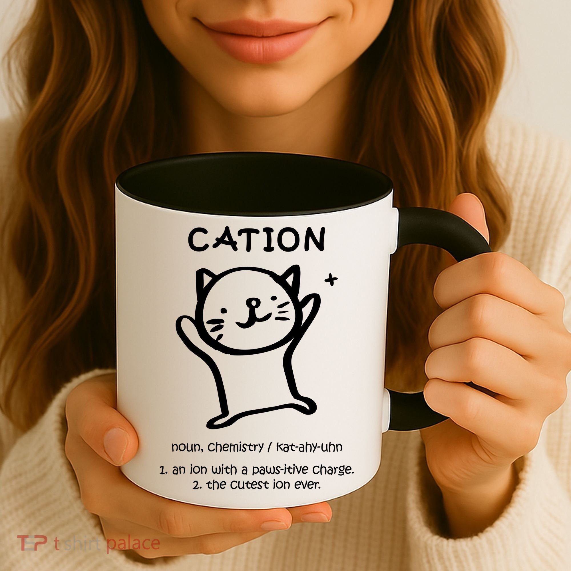 Cation Definition Ion Paws-itive Charge Coffee Mug