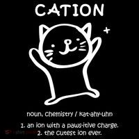 Cation Definition Ion Paws-itive Charge Women's Hoodie thumb 2