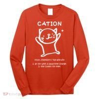 Cation Definition Ion Paws-itive Charge Long Sleeve Shirt thumb 0
