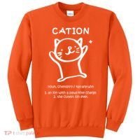 Cation Definition Ion Paws-itive Charge Sweatshirt thumb 0