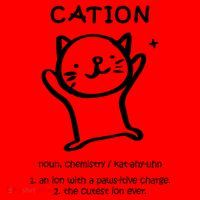 Cation Definition Ion Paws-itive Charge Santa Hat thumb 1