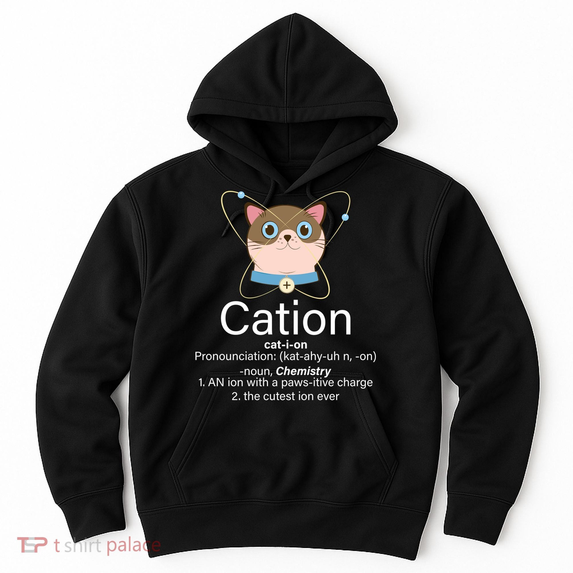 Cation Science Joke Funny Hoodie