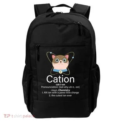 Cation Science Joke Funny Backpack