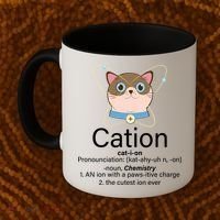 Cation Science Joke Funny Coffee Mug thumb 2