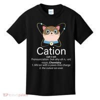 Cation Science Joke Funny Kids T-Shirt thumb 0