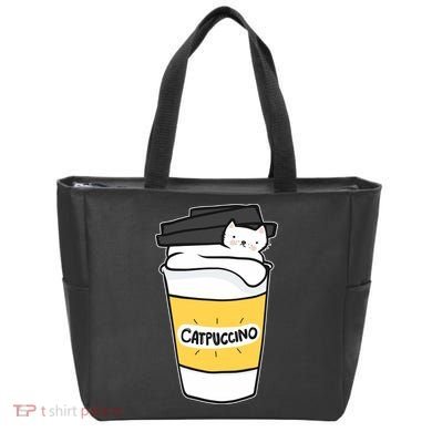 Catpuccino Tote Bag