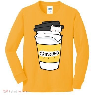 Catpuccino Kids Long Sleeve Shirt