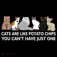Cats Are Like Potato Chips Backpack thumb 2