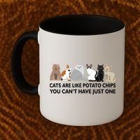 Cats Are Like Potato Chips Coffee Mug thumb 2