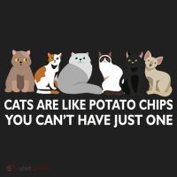 Cats Are Like Potato Chips Tumbler thumb 3
