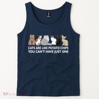 Cats Are Like Potato Chips Tank Top thumb 2