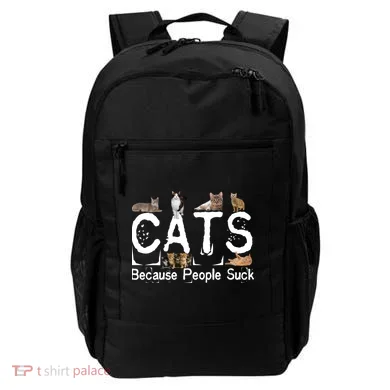 Cats Because People Suck Backpack