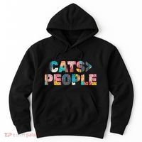 Cats Greater Than People Hoodie thumb 0