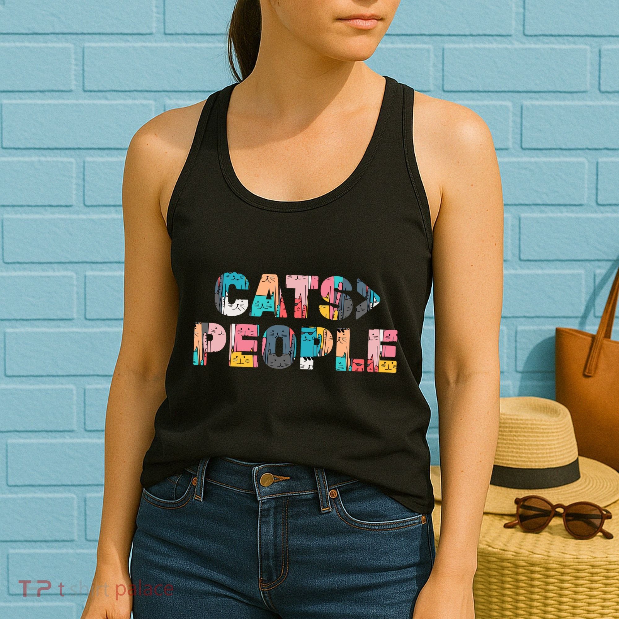 Cats Greater Than People Women's Tank Top