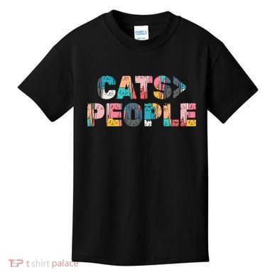 Cats Greater Than People Kids T-Shirt