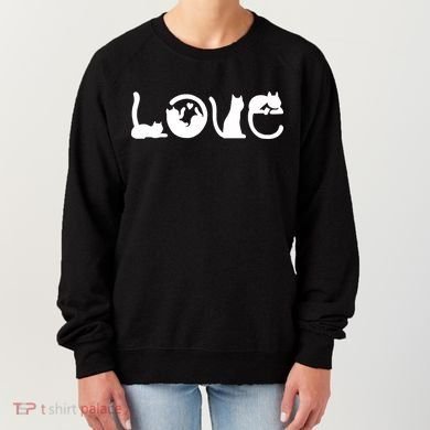 Cats Love Logo Women's Sweatshirt