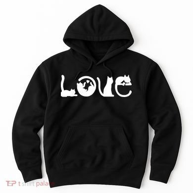 Cats Love Logo Hoodie
