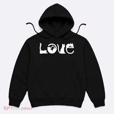 Cats Love Logo Hoodie