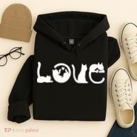 Cats Love Logo Hoodie thumb 4