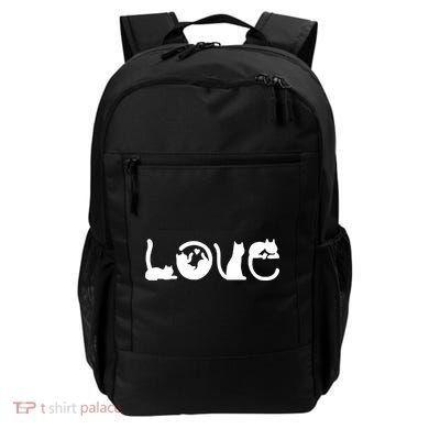 Cats Love Logo Backpack