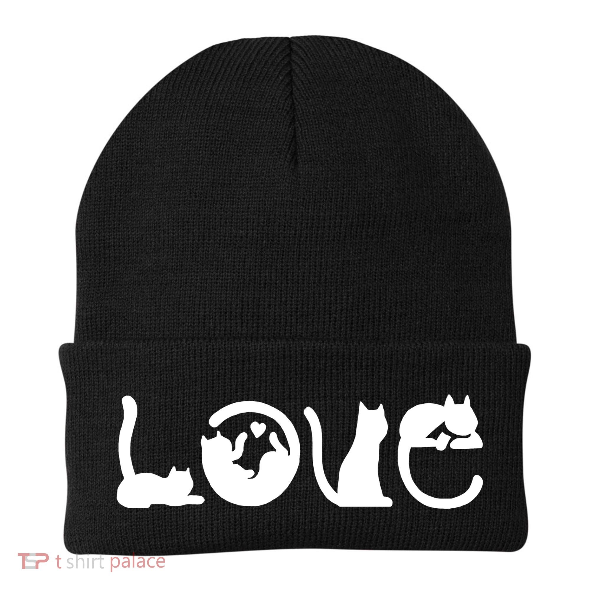 Cats Love Logo Beanie