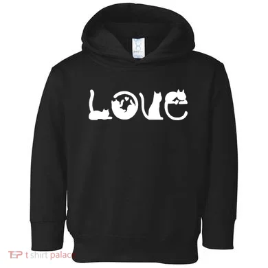 Cats Love Logo Toddler Hoodie