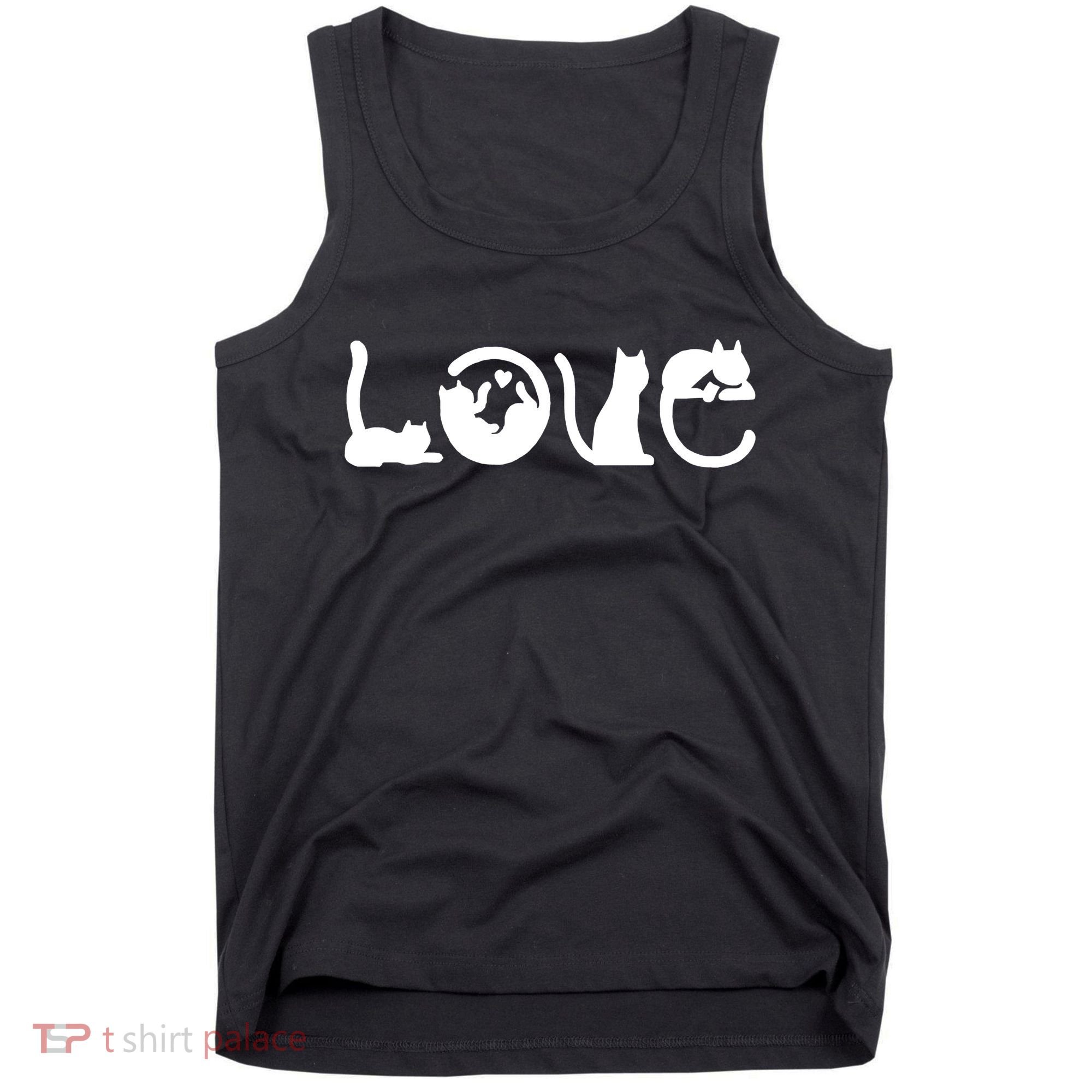 Cats Love Logo Tank Top