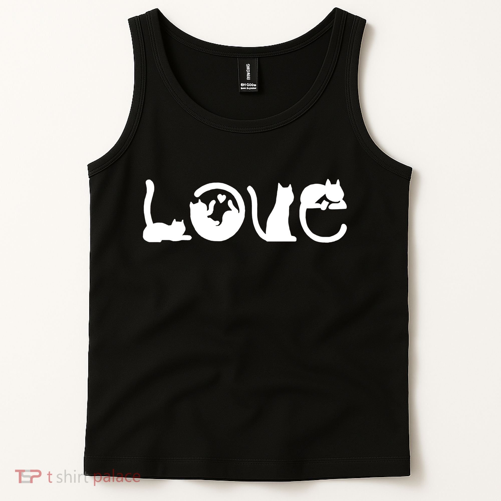 Cats Love Logo Tank Top
