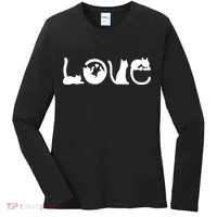 Cats Love Logo Women's Long Sleeve Shirt thumb 0