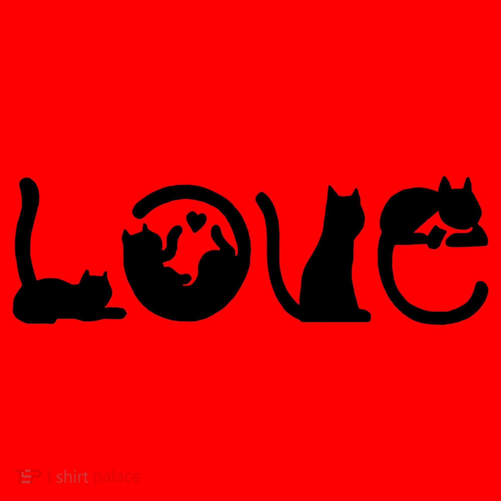 Cats Love Logo Santa Hat