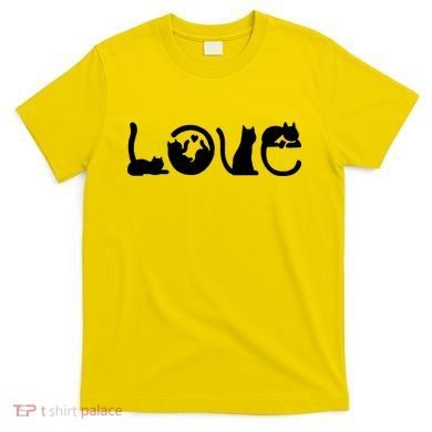 Cats Love Logo T-Shirt