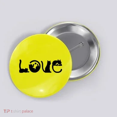 Cats Love Logo Button