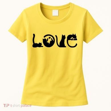 Cats Love Logo Women's T-Shirt
