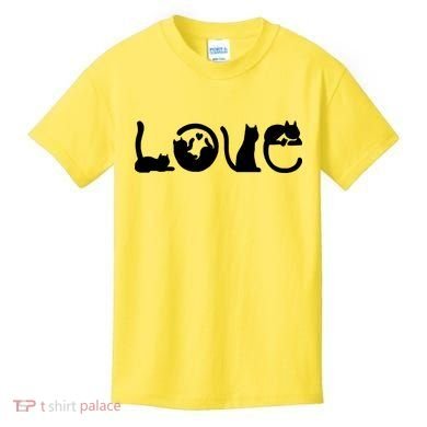 Cats Love Logo Kids T-Shirt