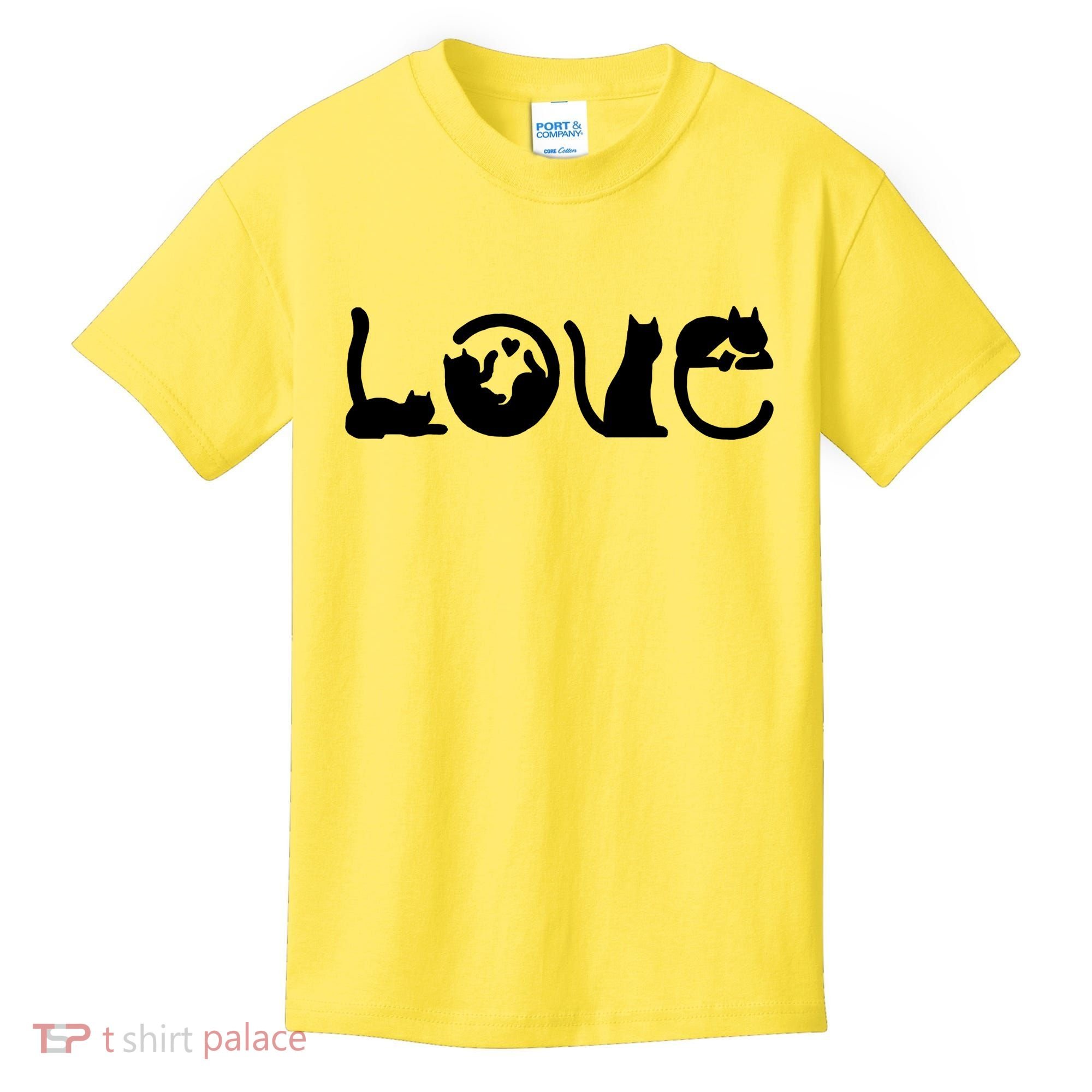 Cats Love Logo Kids T-Shirt