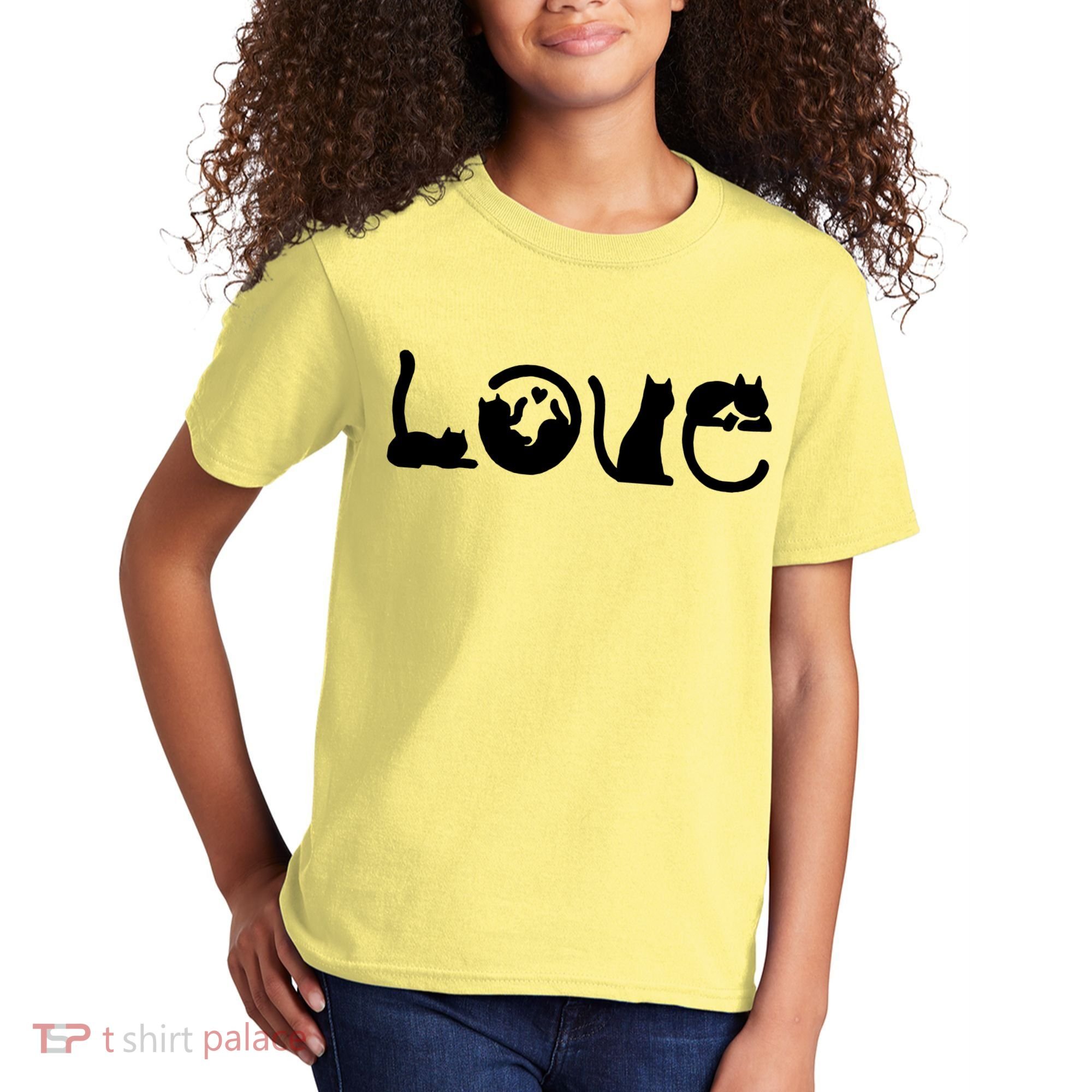 Cats Love Logo Kids T-Shirt