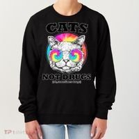 Cats Not Drugs Ok Sometimes Drugs Women's Sweatshirt thumb 0