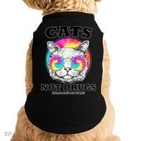 Cats Not Drugs Ok Sometimes Drugs Doggie Tank thumb 0