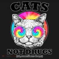 Cats Not Drugs Ok Sometimes Drugs Apron thumb 3