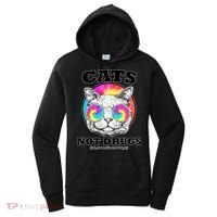 Cats Not Drugs Ok Sometimes Drugs Women's Hoodie thumb 0