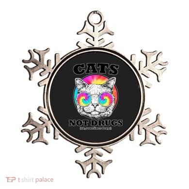 Cats Not Drugs Ok Sometimes Drugs Ornament