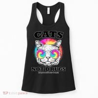 Cats Not Drugs Ok Sometimes Drugs Women's Tank Top thumb 0