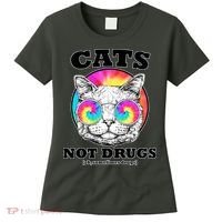 Cats Not Drugs Ok Sometimes Drugs Women's T-Shirt thumb 0