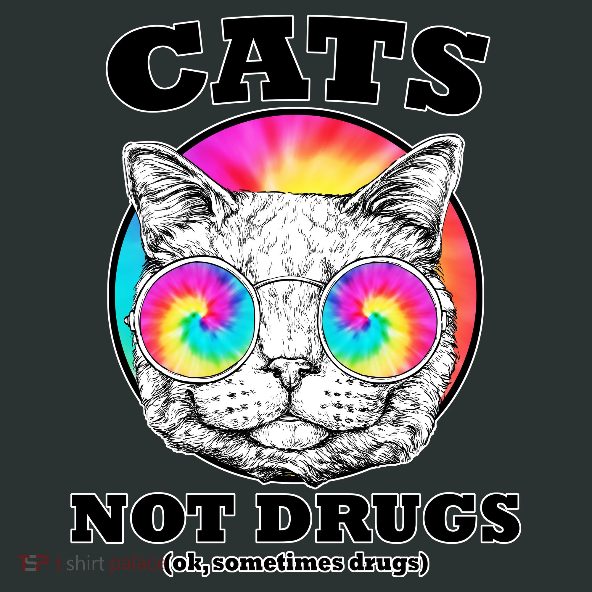 Cats Not Drugs Ok Sometimes Drugs Kids Hoodie