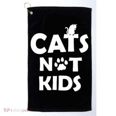 Cats Not Kids Golf Towel