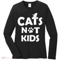 Cats Not Kids Women's Long Sleeve Shirt thumb 0