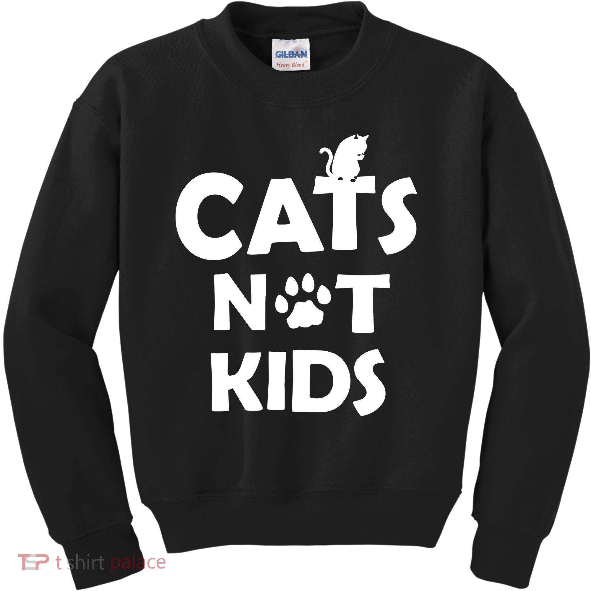 Cats Not Kids Kids Sweatshirt