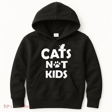 Cats Not Kids Kids Hoodie