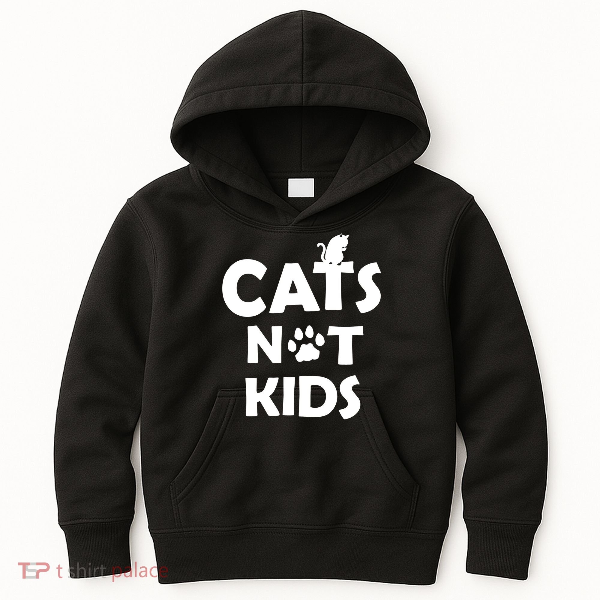 Cats Not Kids Kids Hoodie